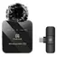 Puluz PU648B čierna / Klopový mikrofón / sada 2 ks / bezdrôtový / USB-C / 2.4 GHz