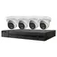 HiLook Kit Turret 6Mpx / Kamerový systém / 1x NVR-108MH-C/8P / 4X IPC-T260HA-LUF / 2TB / SMART Hybrid Light / PoE