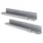 Digitus L-Support koľajnice do racku 19" / Koľajnice / hĺbka 350-600 mm / nosnosť 100 kg / 2 ks