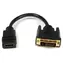 StarTech HDMI na DVI-D adaptér čierna / Adaptér / 1920 x 1200 px / 20 cm