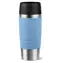 Emsa TRAVEL MUG Waves svetlo modrá / Cestovný termohrnček / 0,36 l / nerezová oceľ