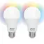 Alecto SMART-BULB10 2ks / Múdra LED žiarovka / E27 / Wi-Fi / RGB / 2700K / stmievateľná