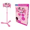 Lexibook Barbie stojan s 2 mikrofónmi / Stojan na mikrofóny / Bluetooth / LED podsvietenie / výškovo nastaviteľný 60-95 cm