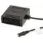 Nedis SCART - Jack 3,5 mm adaptérový kábel čierny / Kábel / SCART - Jack 3,5 mm / 0,2 m / 480p