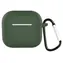 Devia Silicone Suit Case tmavo zelená / Puzdro / Apple AirPods 3 / Silikónové