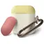 Elago Duo Hang Case Nightglow Gold Pearl / Silikónové puzdro / AirPods / karabínka
