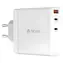 Devia Extreme Speed biela / Nabíjačka / GaN / 140W / 2x USB-C / 1x USB-A
