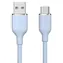 Devia Jelly Series modrá / Nabíjací kábel / USB-A - USB-C / 1,2 m / silikónový