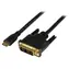 StarTech Mini HDMI - DVI-D čierna / Adaptérový kábel / 1 m