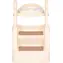 ECOTOYS Záchodová doštička so schodíkmi béžová / Toaletné sedadlo / Nastaviteľná výška / Protišmykové schodíky