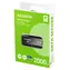 ADATA URBAN TAPSAFE 2TB čierna / Externý SSD / USB 3.2 Gen 2x2 / 1900 MB/s / NFC zámok