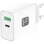 Techly GaN 30W / Nabíjačka / USB-C PD, USB-A QC 3.0 / biela