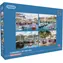GIBSONS Puzzle Cornwall pri mori / 4x500 dielikov