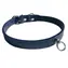 Huhubamboo Exclusive obojok modrý L / Obojok pre psov / 16 mm x 31-44 cm / Hovädzia koža