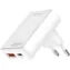 4smarts FlatPlug Duos biela / Sieťová nabíjačka / GaN / USB-C + USB-A / 20 W