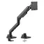 Equip monitorové rameno s plynovou pružinou čierna / Monitorové rameno / do 49" / nosnosť 20 kg / VESA 75-100 / 360°