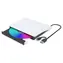 Gembird DVD-USB-031-BW čiernobiela / Externá DVD/CD mechanika / USB-A + USB-C