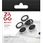 ZAGG InvisibleShield Premium strieborná / Ochrana šošoviek fotoaparátu / Apple iPhone 17/16/15 Pro/Pro Max / Tvrdené sklo
