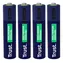 Trust 25671 Dobíjacie batérie AAA 4 ks / Nabíjacie batérie / 500 mAh / 800 cyklov
