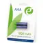 Gembird Nabíjacie batérie AAA 1000 mAh 2 ks / Batéria / Ni-MH / 1,2 V