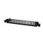 LogiLink 19" rack polica čierna / Rack polica / 1U / hĺbka 150 mm / nosnosť 25 kg