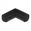 DeLock Rohový chránič hrán čierny 56x56x22 mm / Ochranný roh / Samolepiace / PVC