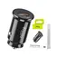 Allity ACC-100-30WAC čierna / Nabíjačka do auta / 30W / USB-A + USB-C / PD / QC