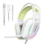 ONIKUMA X13 biela / Herné slúchadlá / USB / jack 3.5 mm / RGB / mikrofón