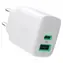 Green Cell PowerSource Duo30 biela / Nabíjačka / USB-A + USB-C / 3 A