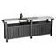 Keter Grilovací stolík UNITY Chef 415 l grafit / Grilovací stolík / Objem 415 l