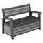 Keter Deco Garden Bench Storm grey / Záhradné lavice