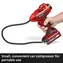 Einhell CE-CC 18 Li-Solo červená/čierna / Aku kompresor / 18V / 11 bar / 12 l/min / Bez aku