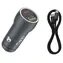 Devia Xtreme Speed Series tmavo šedá / Nabíjačka do auta / 48W / USB-C kábel 1 m
