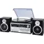 Trevi TT1072 DAB čierna / Gramofón s rádiom & CD prehrávačom / 33 & 45 & 78 RPM / FM/AM/DAB+ / BT/USB