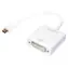 LogiLink USB-C na DVI biela / Adaptér / USB 3.1 Gen1 / Full HD 1080p / 0,14 m