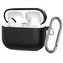 Tech-Protect Silicone Hook Case čierna / Puzdro / pre Apple AirPods Pro 3 / silikónové s karabínou