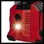 Einhell PRESSITO 18/25 Hybrid červená/čierna / Hybridný kompresor / 18V akumulátor alebo 230V / 25 l/min / 11 bar