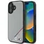BMW M Perforovaný Tricolor Line MagSafe Zadný kryt pre iPhone 16 sivá / Puzdro / MagSafe