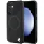 BMW BMHMS24M23RTPK Galaxy S24+ čierna / Puzdro / Signature Leather Half Textured & Circle / MagSafe