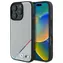 BMW M Perforated Tricolor Line pre iPhone 16 Pre šedá / Zadný kryt / MagSafe