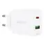 Acefast A25 20W biela / Nabíjačka / USB-C + USB-A / PD / QC 3.0 / PPS