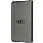 Audi Big Logo MagSafe sivá / Powerbanka / MagSafe / 5000 mAh / 15W bezdrôtové nabíjanie