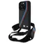 BMW M Carbon Tricolor čierna / Zadný kryt pre Apple iPhone 16 Pro / s pútkom