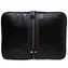 BMW Carbon & Red Stripe 14" čierna / Puzdro pre notebook / Karbónový vzor / Červený pruh