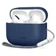 Tech-Protect Silicone Case tmavo modrá / Puzdro / pre Apple AirPods Pro 3 / Silikónové