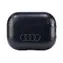 Audi Leather Big Logo kožené puzdro pre Apple AirPods Pro 2 čierna / Puzdro / Apple AirPods Pro 2 / Koža