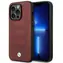 BMW BMHMP14L22RPSR iPhone 14 Pre bordó / Puzdro / Leather Seats Pattern / MagSafe