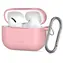 Tech-Protect Silicone Hook Case ružová / Puzdro / pre Apple AirPods Pro / silikónové s karabínou