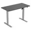 Equip Elektricky nastaviteľný stôl čierna / Stôl / elektrický zdvih / nosnosť 70 kg / výška 68-118 cm / doska 120x60 cm