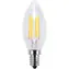 SEGULA LED sviečka 3,2W číra / LED žiarovka / E14 / 270 lm / 2700 K / stmievateľná